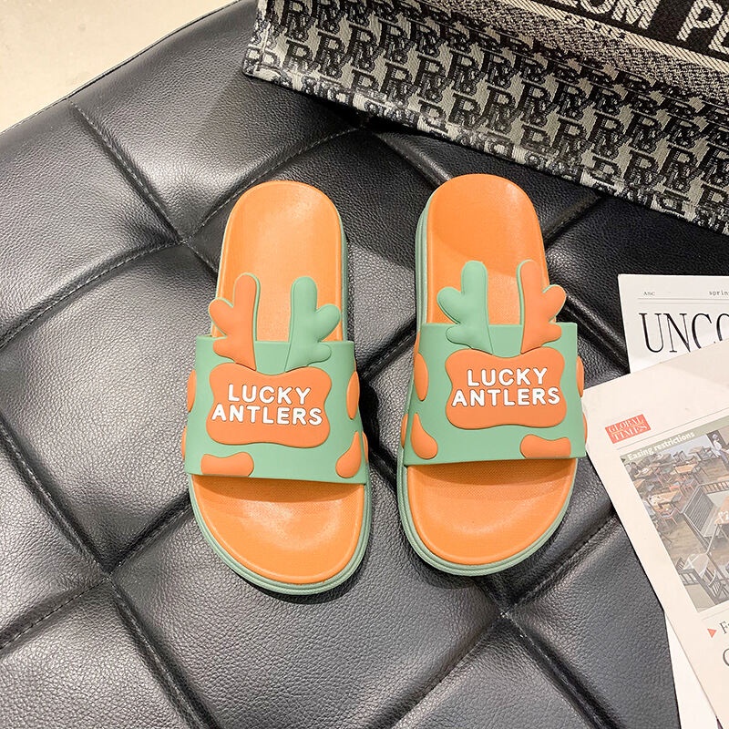 Dép Đi Trong Nhà Đế Dày Họa Tiết Hoạt Hình ISS720 Thời Trang Mùa Hè Cho Nữ