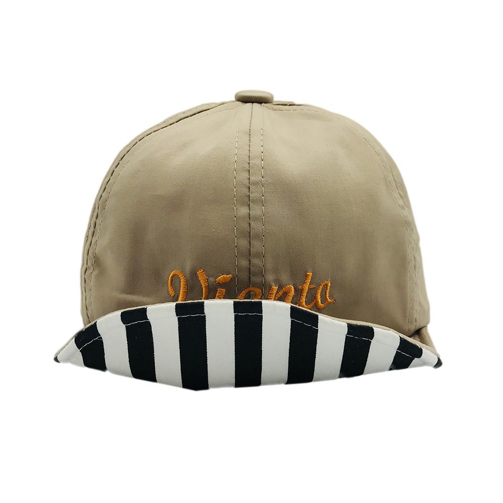Newborn Baby Hat Girl Boy Letter Striped Baseball Cap Infant Cotton Unisex Toddlers Sun Cap