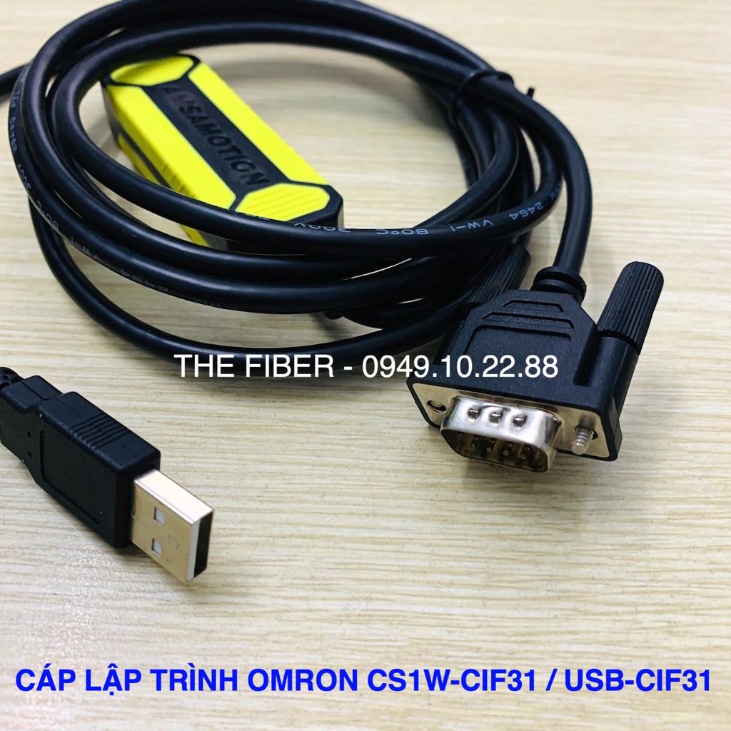 CÁP LẬP TRÌNH PLC OMRON CS1W-CIF31 USB-CIF31