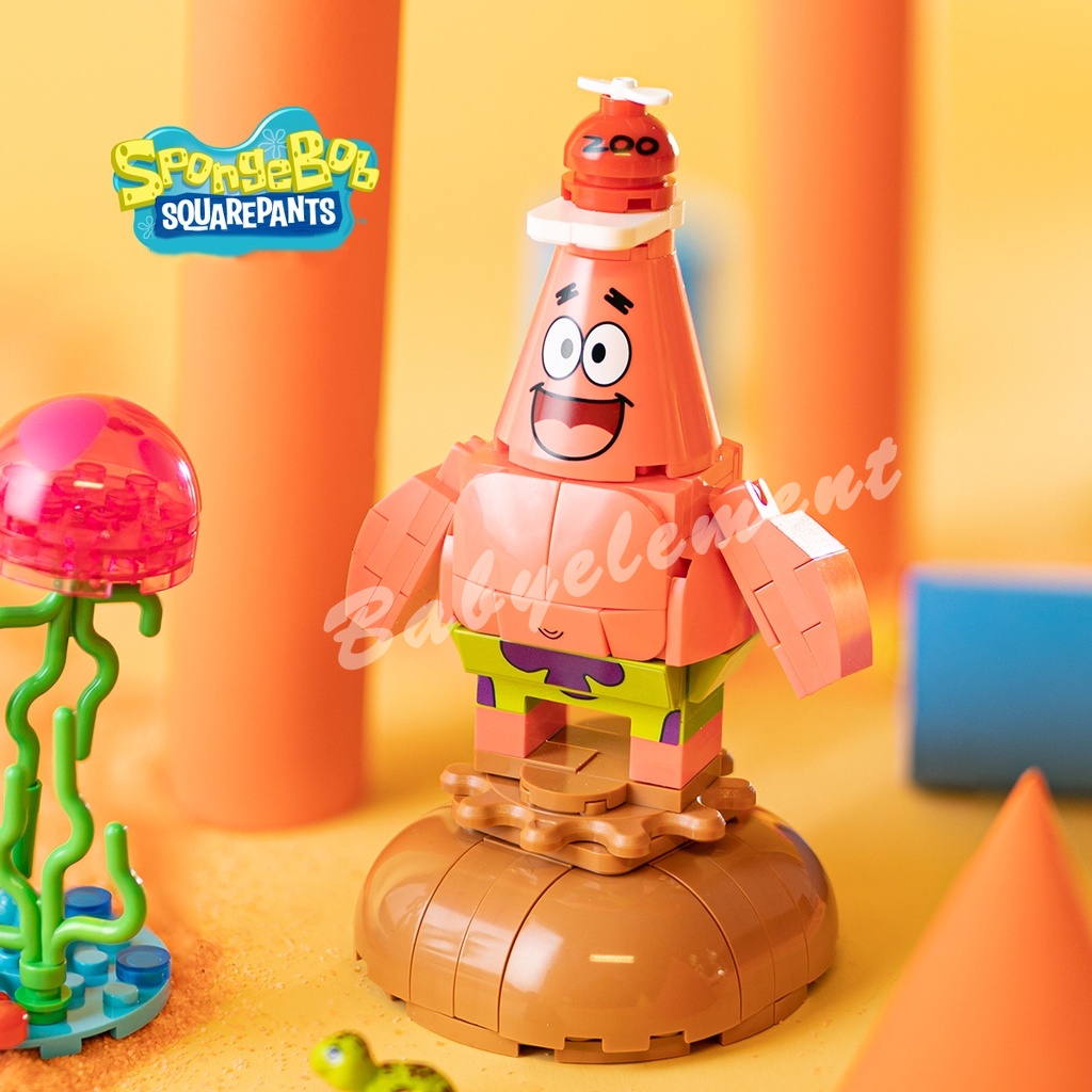 Hộp Đựng Bút Hình Vuông In Hoạt Hình Spongebob Độc Đáo DIY