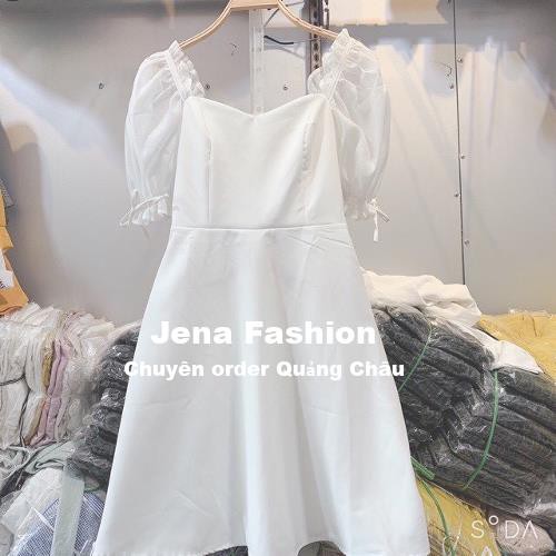 Váy trắng tinh khôi dài,đầm công chúa, dự tiệc, kỷ yếu, đi chơi loại 1 Quảng Châu - Jena Fashion