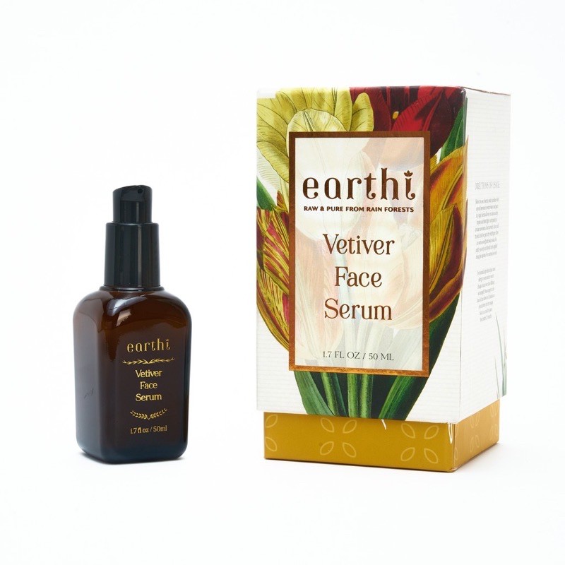 50ml Serum Cỏ Hương Bài Earthi - Dung dịch vàng cải thiện làn da dầu