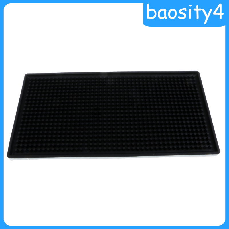 [Bar Mat PVC Coaster Bar Service Mat Cao su chống thấm nước Dụng cụ nhà bếp 15x30CM