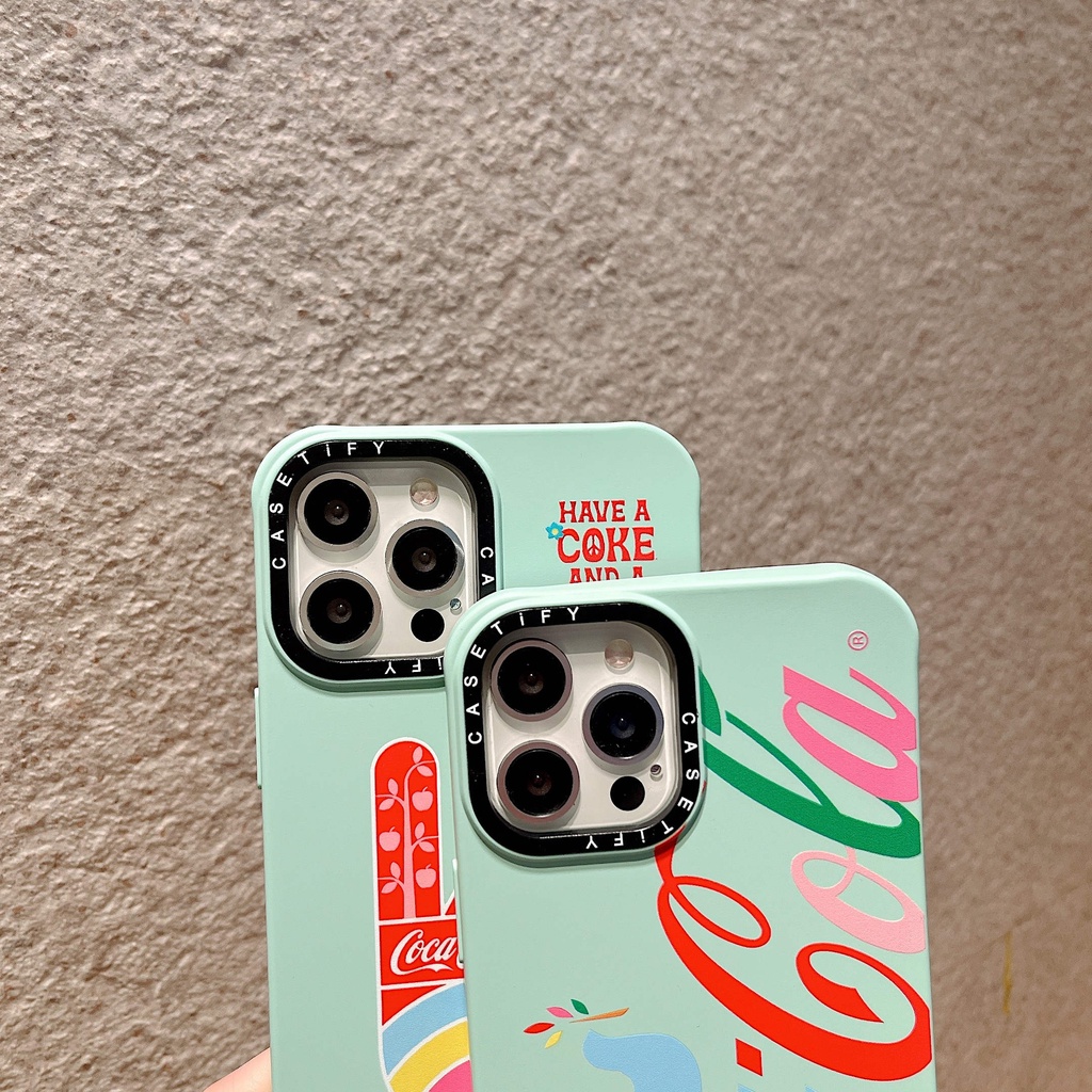 Ốp Điện Thoại Mềm In Hình Coca-Cola Cho iPhone13Pro iP12Pro XS iPhone11 12Promax 13Promax 11 12 13