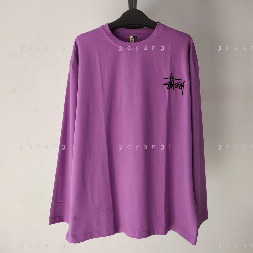 Áo dài tay Stussy basic longsleeve