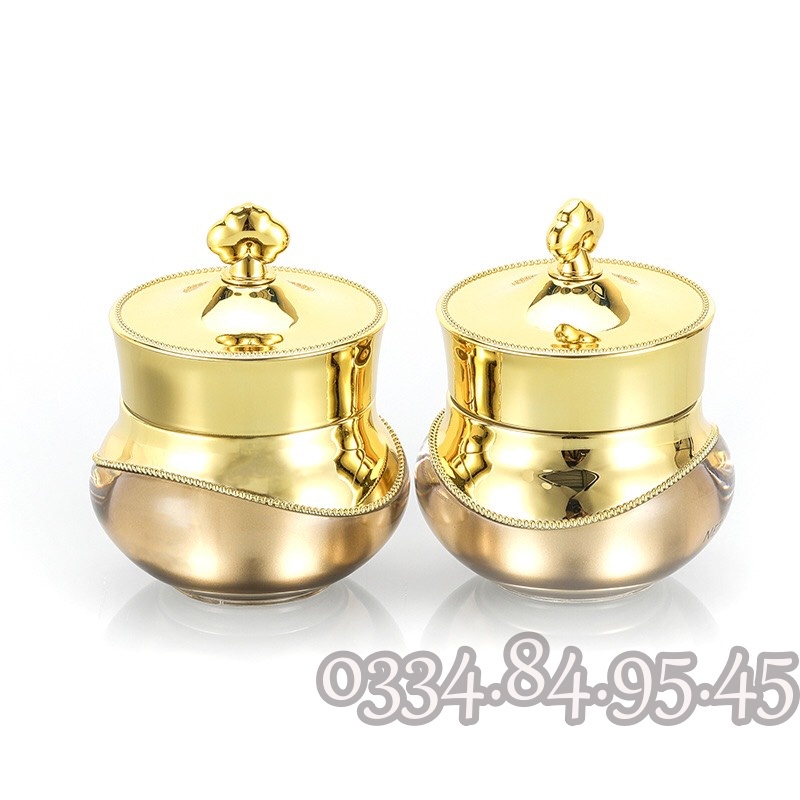 Hũ  VUA chiết mỹ phẩm loại XỊN 5g và 10g - Hũ nhựa Vua đựng kem face du lịch.