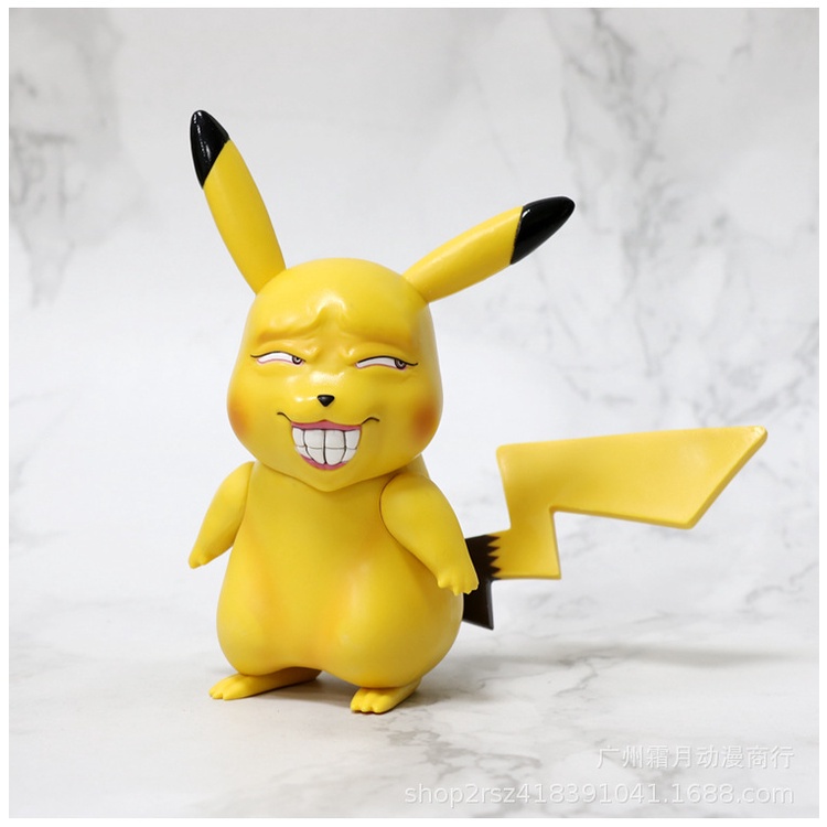 Bộ mô hình Pokemon, mô hình đồ chơi để bàn, trang trí mặt lầy hài hước Viễn Dương Computer
