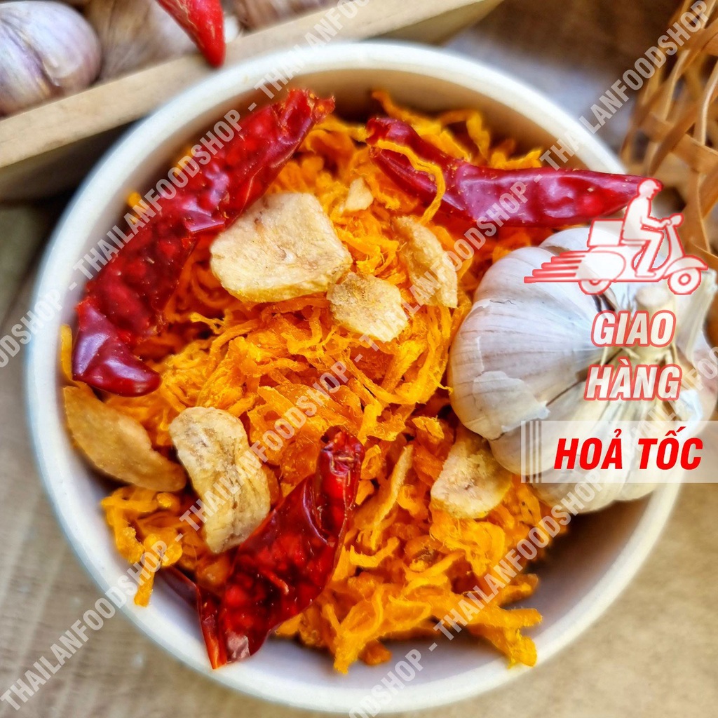 Khô Gà Bơ Tỏi Giòn Ngon Không Bột - Hộp 500gr