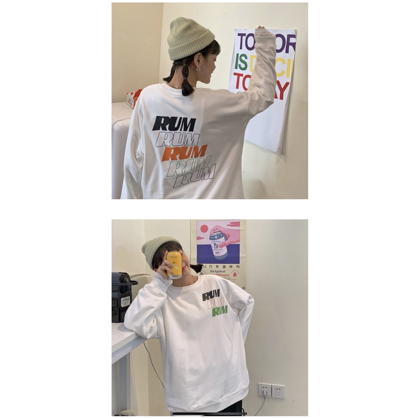 ÁO SWEATER IN RUM RUM RUM