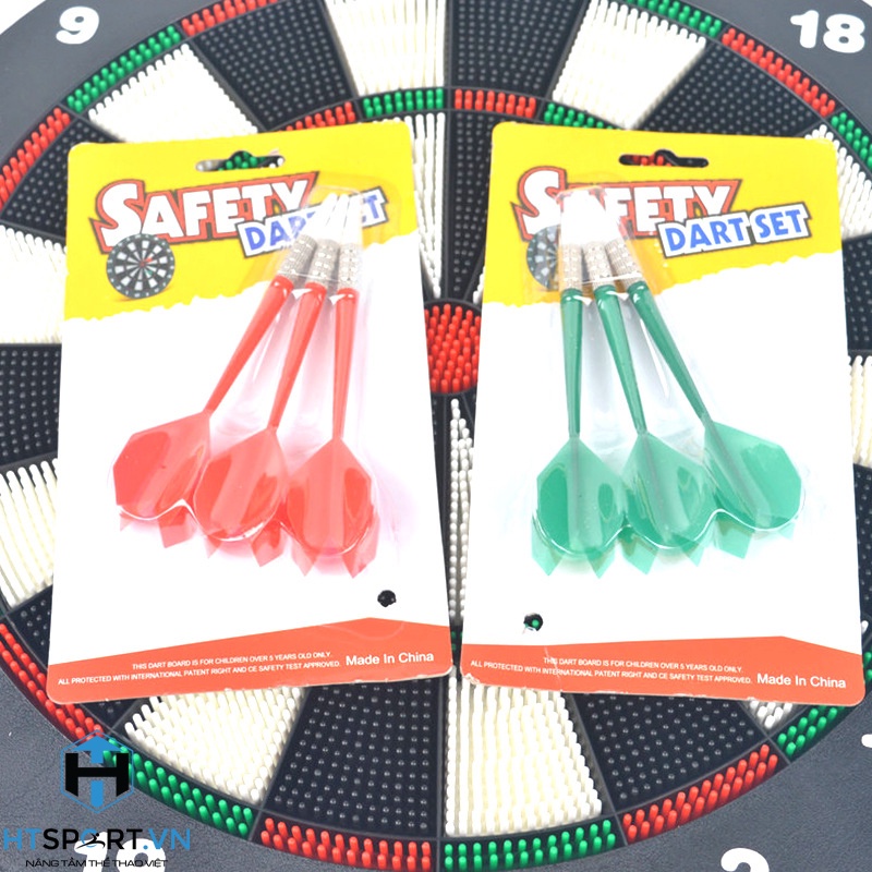 Bộ Phi Tiêu, Bảng Phóng Ném Phi Tiêu Nam Châm Đồ Chơi, Tròn Cứng Cao Cấp Bám Dính Cho Bé ( 6 Mũi )