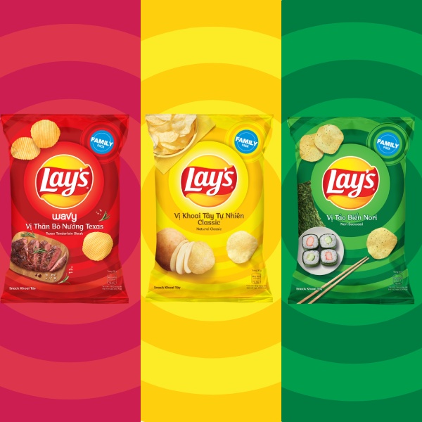 Combo 5 gói Snack Khoai Tây Lay's vị Thăn Bò Nướng Texas 150g /gói