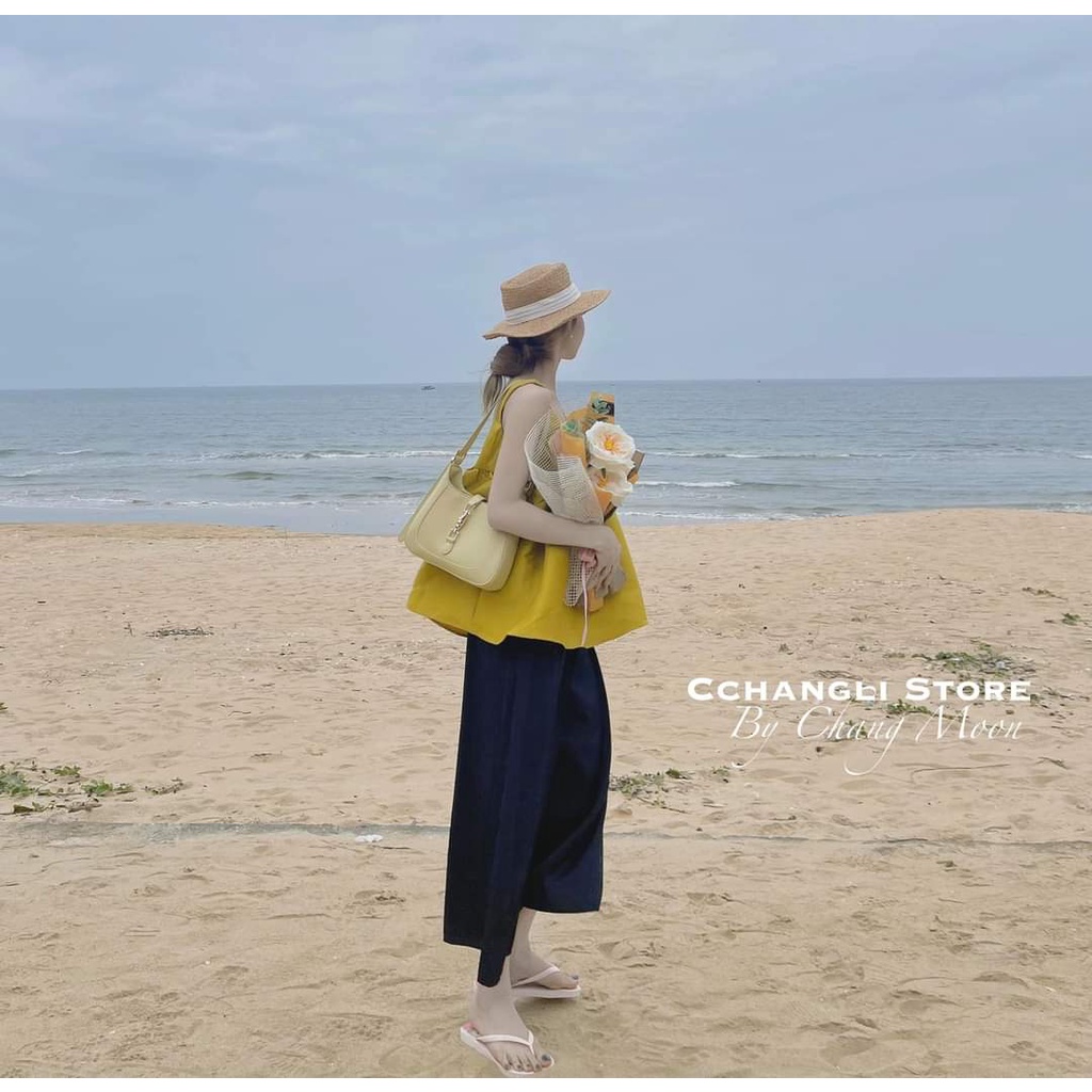 Set áo 2 dây mix quần lụa siêu hot