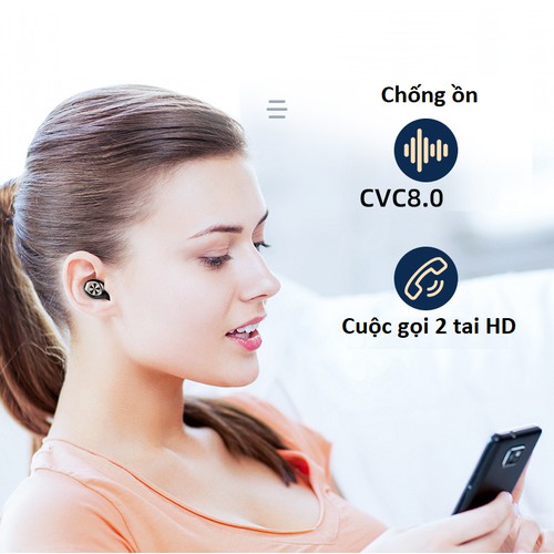 [ 3 NGÀY GIẢM GIÁ ] Tai Nghe Bluetooth F9-10 TWS 9D HIFI Chuẩn Kháng Nước IPX7 Bản Pro Nâng Cấp 3 Màn Hình Mới