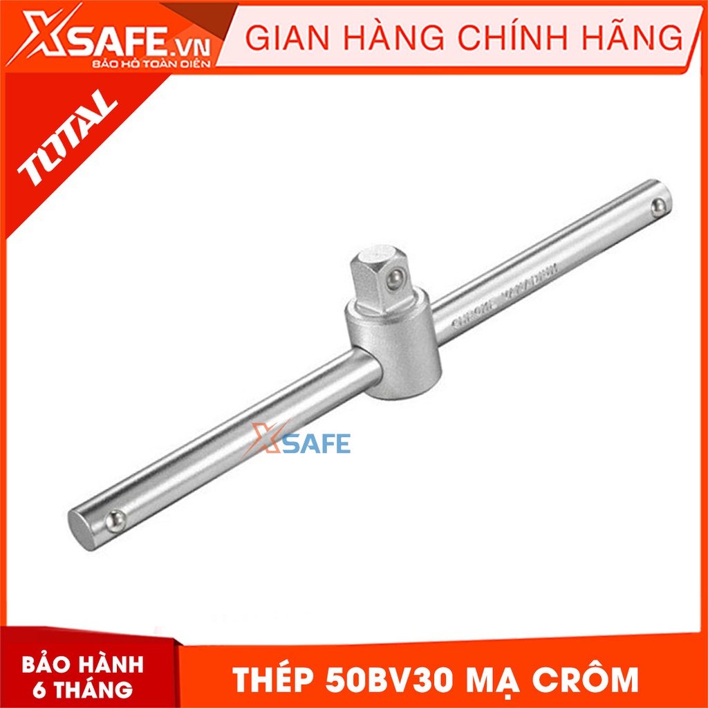 Thanh trượt T 1/2 inch TOTAL TSTB12101 kích thước (254mm) Thanh trượt chất liệu 50BV30, chịu được nhiệt, mạ crom