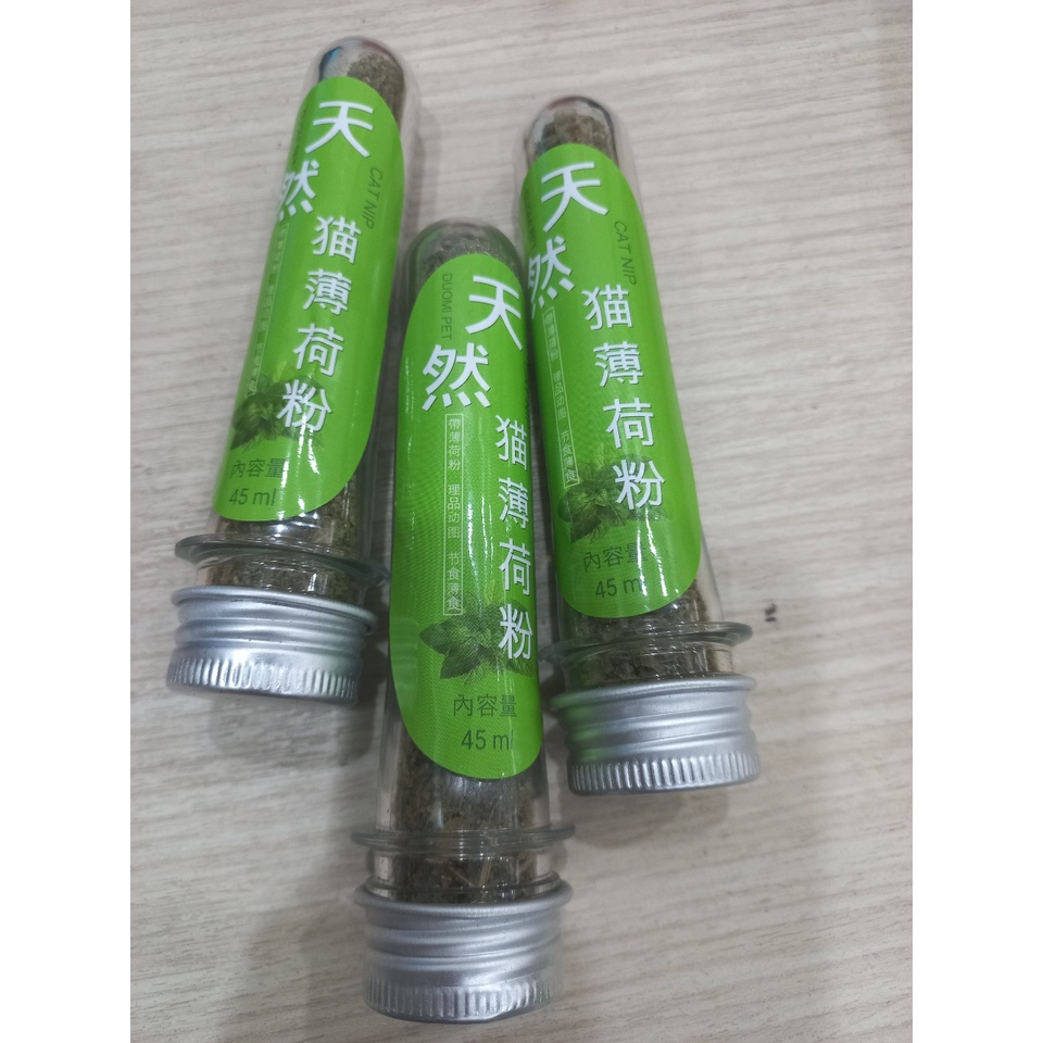 ỐNG CỎ KHÔ BẠC HÀ CHO MÈO - BẠC HÀ MÈO - CANIP CHO MÈO GIẢM STRESS HƯNG PHẤN - 45ml Cám ơn Sen