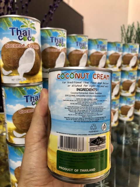 Nước cốt dừa 400ml💯FREESHIP💯Thai Coco nhập khẩu Thái Lan
