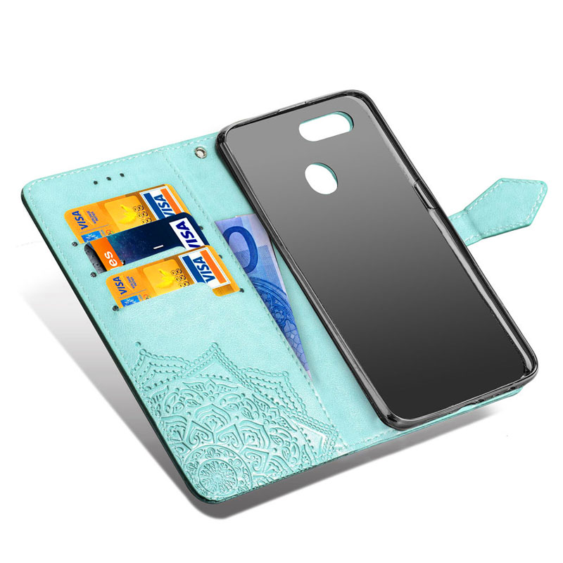 Bao da điện thoại PU dạng ví cho OPPO A9 A5 2020 A11 A11X A7 AX7 AX5S AX5 A8 A3S A1K A1 A83 A57 A39 Realme C2 R15 Neo