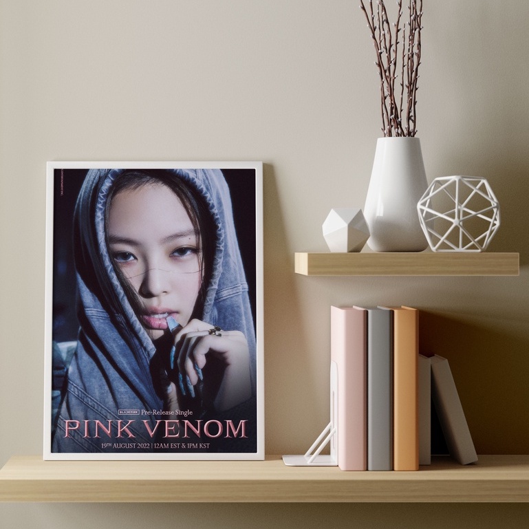 Sét 4 tờ Poster Blackpink Pink Venom 2