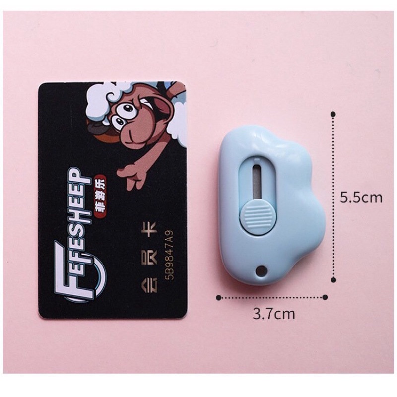 Dao rọc giấy mini hình đám mây