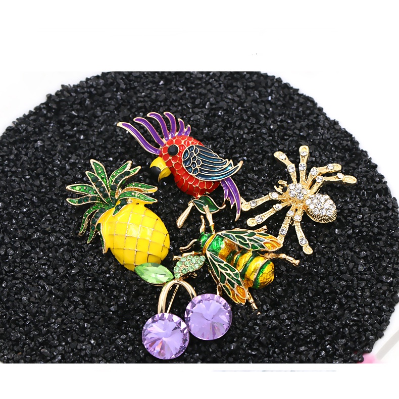 Ghim Cài Áo Hình Trái Cây Dễ Thương Cho Nữ