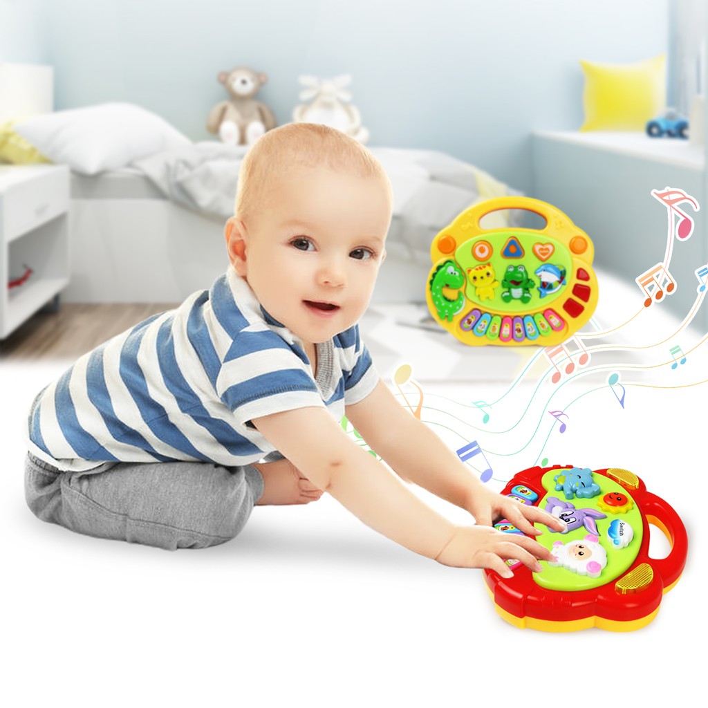 Đàn organ điện mini có nhiều nút bấm đa năng kiểu dáng xinh xắn cho bé