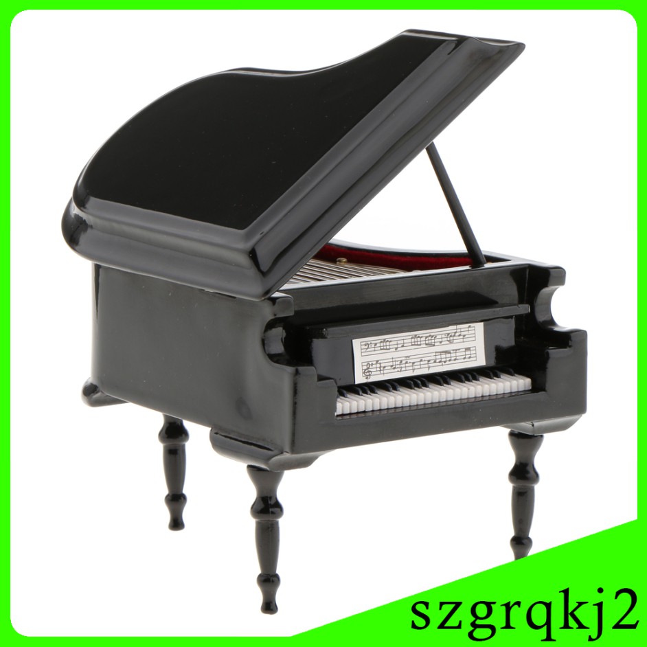 Đàn Piano Mini Tỉ Lệ 1 / 12 Trang Trí Nhà Búp Bê