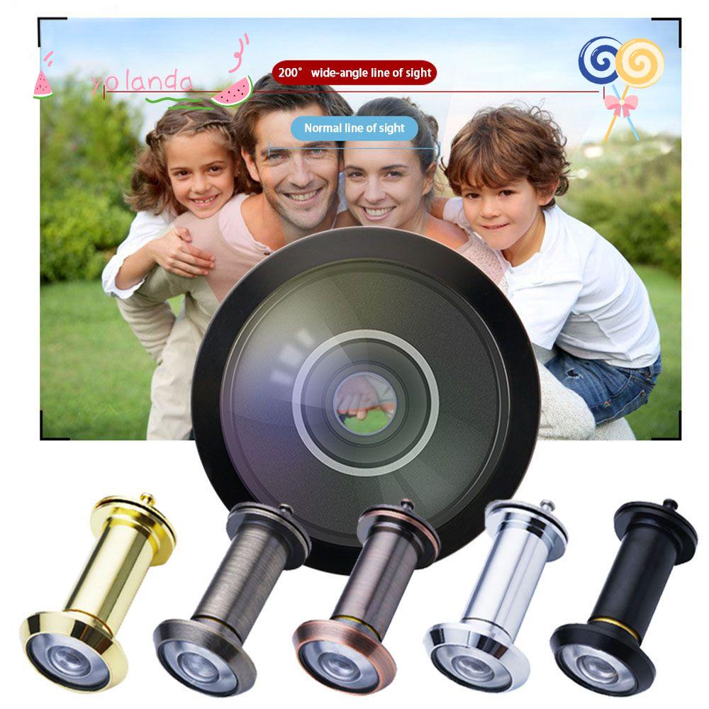☆Yola☆ Ống Kính Nhìn Cửa Góc Rộng 200 Độ Chống Trượt An Toàn Cho Nhà Ở