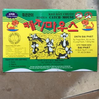 Keo dính chuột siêu dính HÀN QUỐC - đã có mồi
