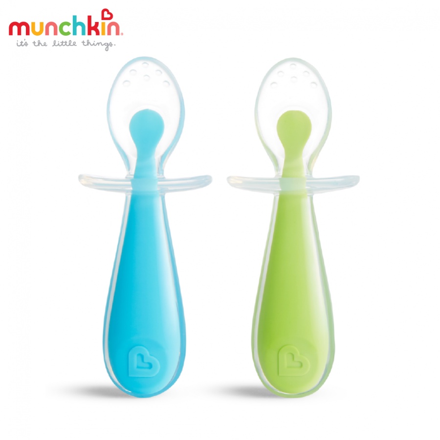 [Có Bán lẻ] Thìa Silicone Tập Xúc Chống Hóc Munchkin MK27147