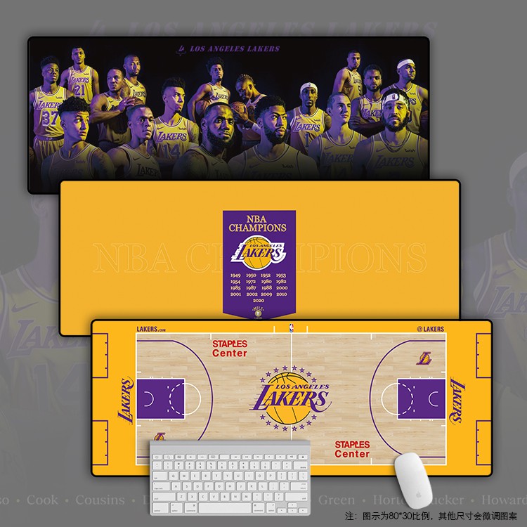 Miếng Lót Chuột Và Bàn Phím Cỡ Lớn In Hình Cầu Thủ Bóng Rổ Nba 2020 James Kobe