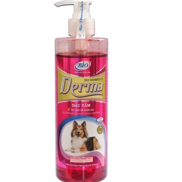 Sữa Tắm Bio Derma (450ml) Trị Ghẻ, Nấm Da Chó Mèo