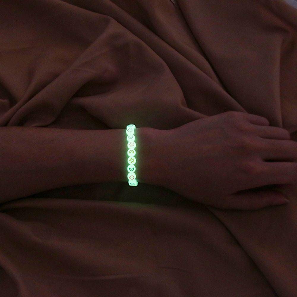 Set 100 Hạt Dạ Quang Xỏ Lỗ Dùng Để Làm Đồ Trang Sức Thủ Công