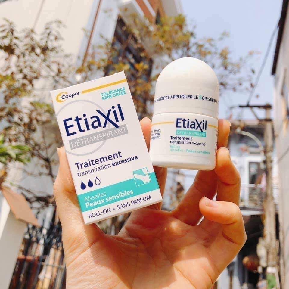 Lăn Nách Khử Mùi Etiaxil 15ML [CHÍNH HÃNG PHÁP] dành cho da nhạy cảm, giảm mồ hôi nam nữ