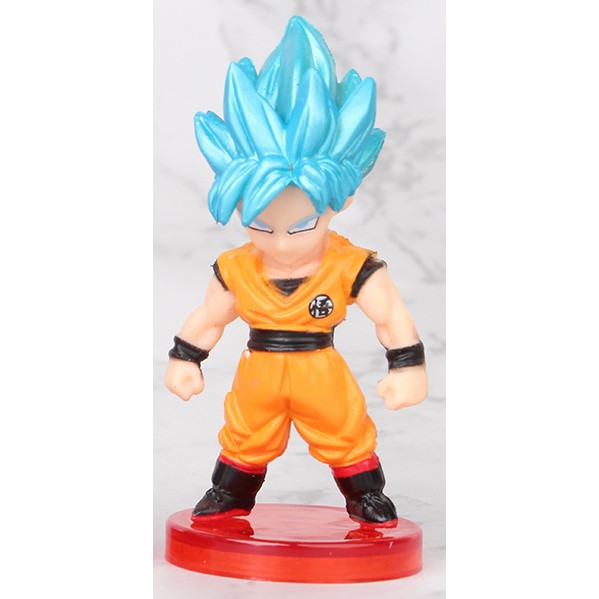 Lẻ Mô hình nhân vật 7 viên ngọc rồng Dragon Ball Songoku Son Goku chibi dễ thuong 6cm Combo 16