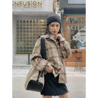 Áo sơ mi dạ kẻ SA395 1994closet