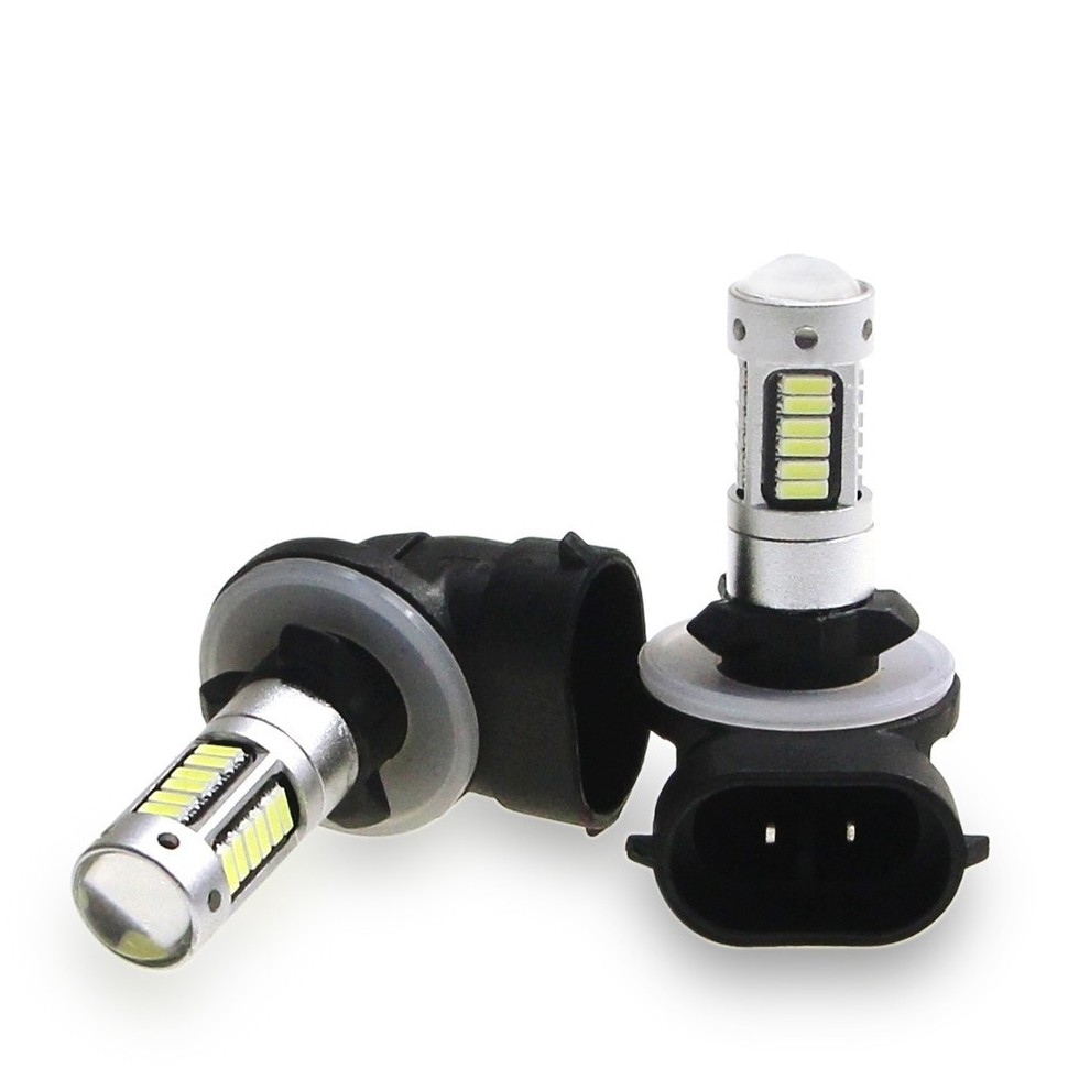 Set 2 đèn LED 4014 881 30SMD 12V dùng làm đèn sương mù/đèn DRL cho xe hơi