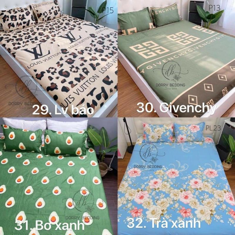 Bộ Ga Gối Poly Cotton Nhiều Mẫu Đẹp (Chat chọn mẫu)