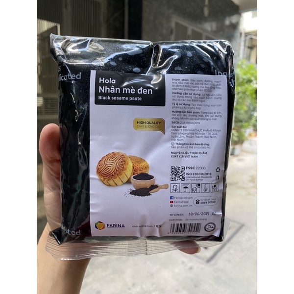 Nhân sên trung thu Farina Luna Hola 1kg / nhân bánh trung thu