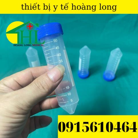 Ống ly tâm , ống Falcon 50ml đáy nhọn chuyên dụng 10 cái