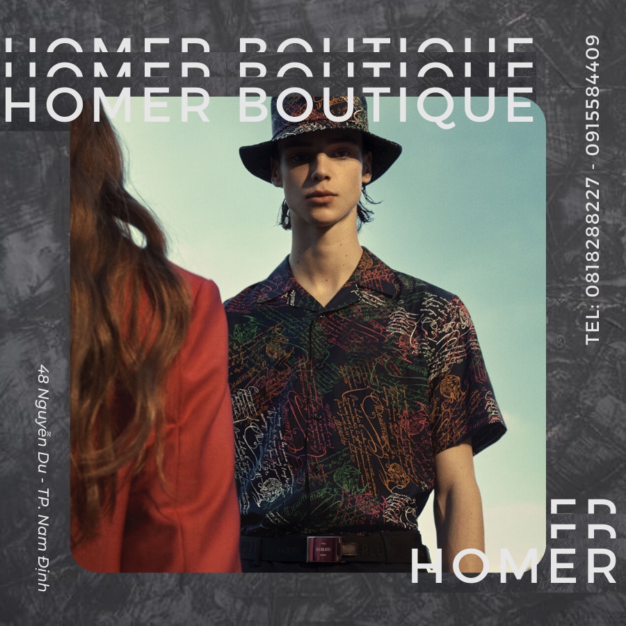 Áo sơ mi cộc tay Berluti MultiColor Scritto Silk