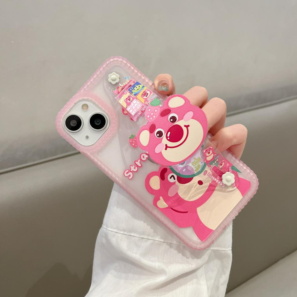 Ốp Điện Thoại Chống Sốc Hình Gấu Cho iPhone 14Promax / 14Pro / 14 / 13Promax / 13Pro / 13 / 12 / 11