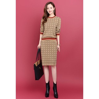 Set Áo Chân Váy Len Đẹp MSNN1508