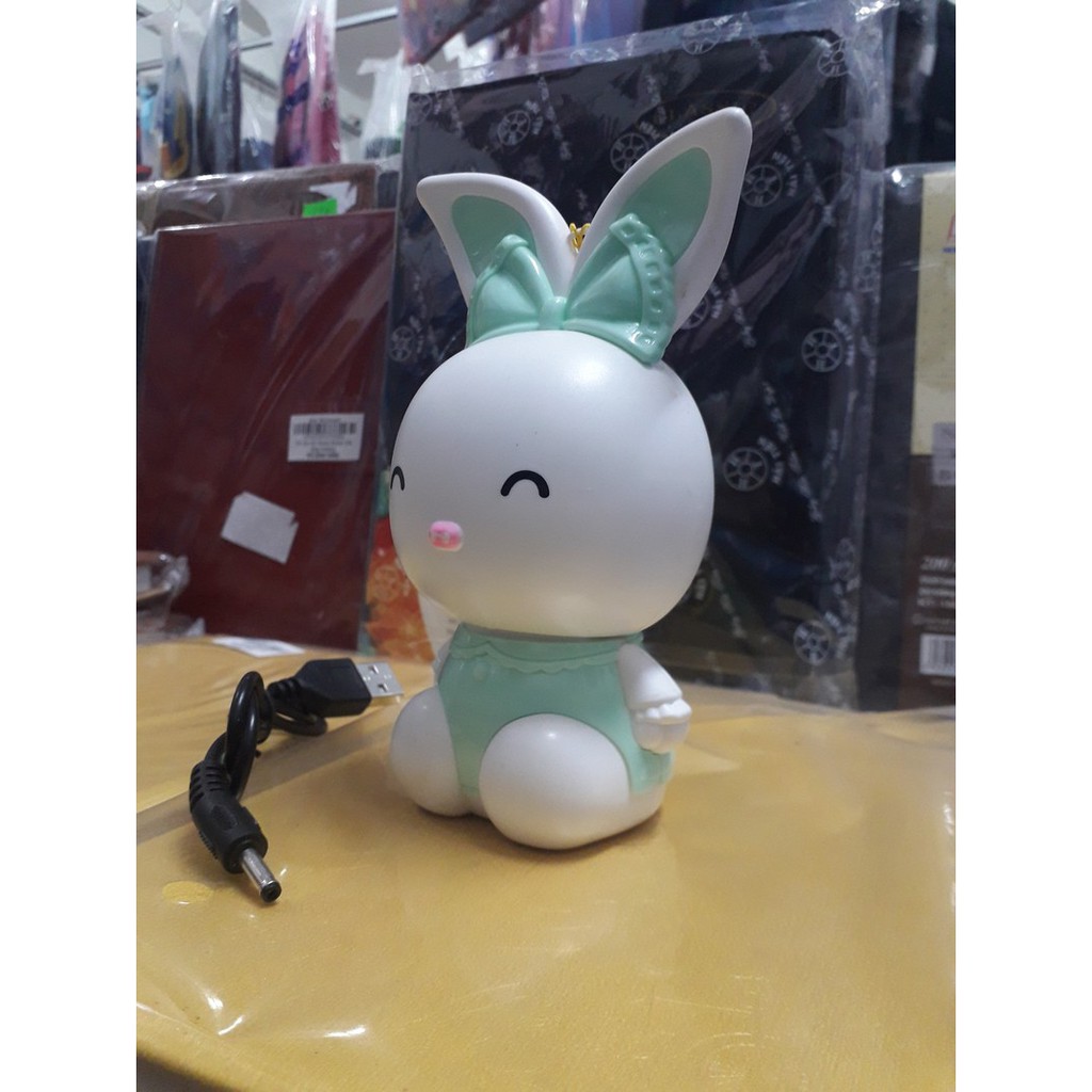 [GIÁ HỦY DIỆT] Quạt tích điện cầm tay mini hình thỏ RABBIT FAN siêu cute