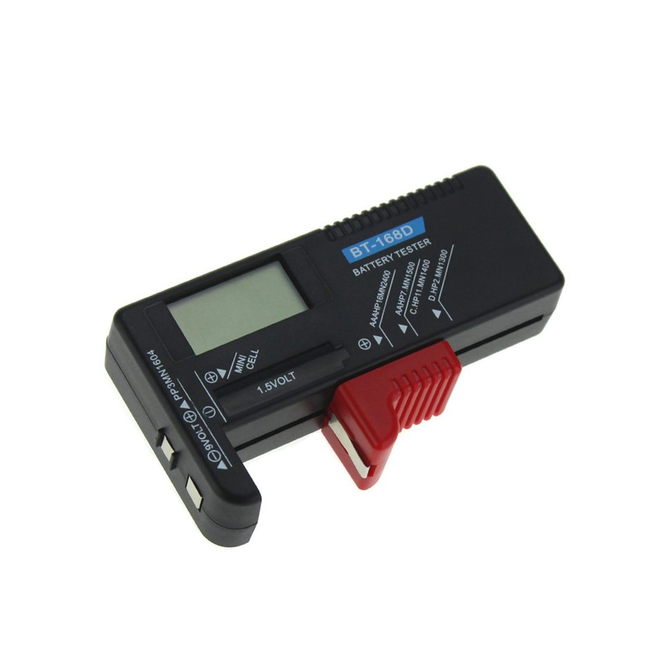 Digital Battery Tester Detector Capacity Diagnostic Tool For 9V AA C D Battery