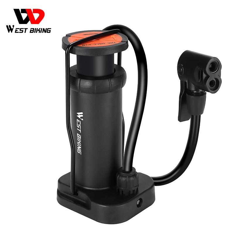 Bơm hơi WEST BIKING cho bánh xe đạp leo núi vòi Presta &amp; Schrader siêu nhẹ