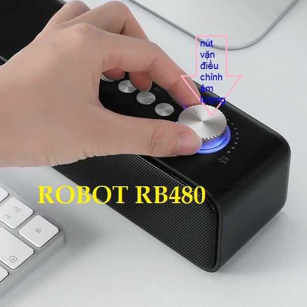 Loa Để Bàn Bluetooth 5.0 ROBOT RB480 10W Có Nút Điều Chỉnh Âm Lượng Tiện Lợi – CHÍNH HÃNG BẢO HÀNH 12 THÁNG