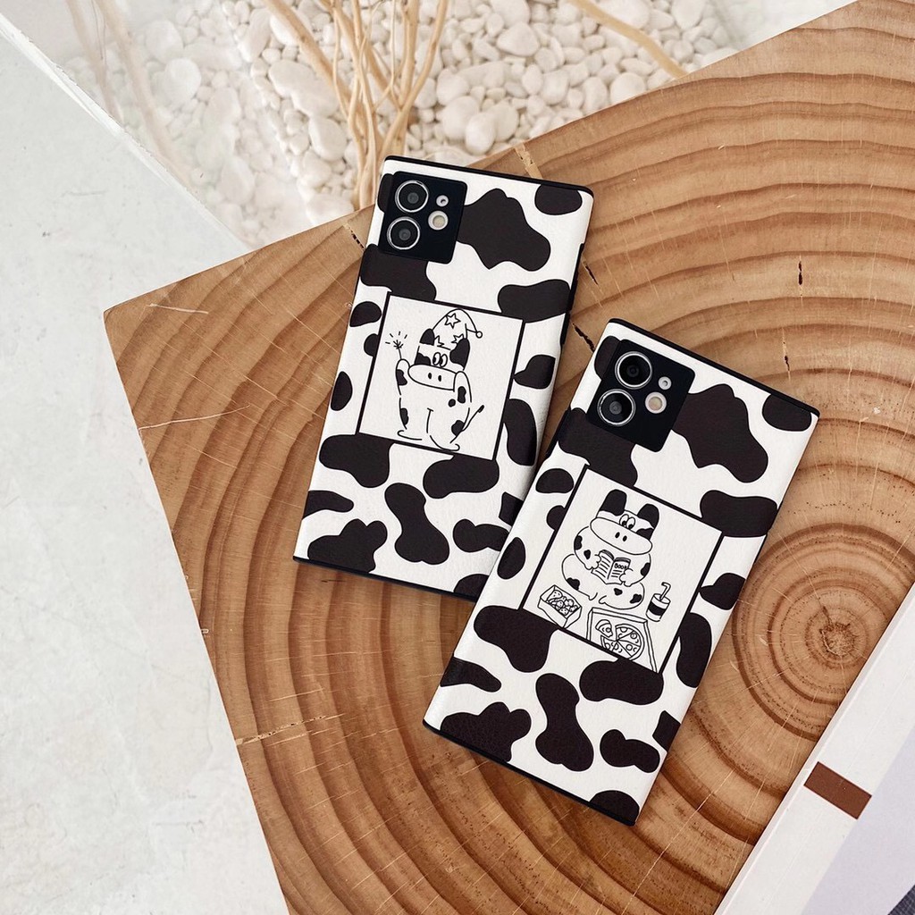 Hợp iphone case 12/12mini/12pro/12pro max/11/11pro/11pro max/xs max/xr/xs/x/8/7/8plus/7plus Cute cow  Vỏ não Vỏ bảo vệ | BigBuy360 - bigbuy360.vn