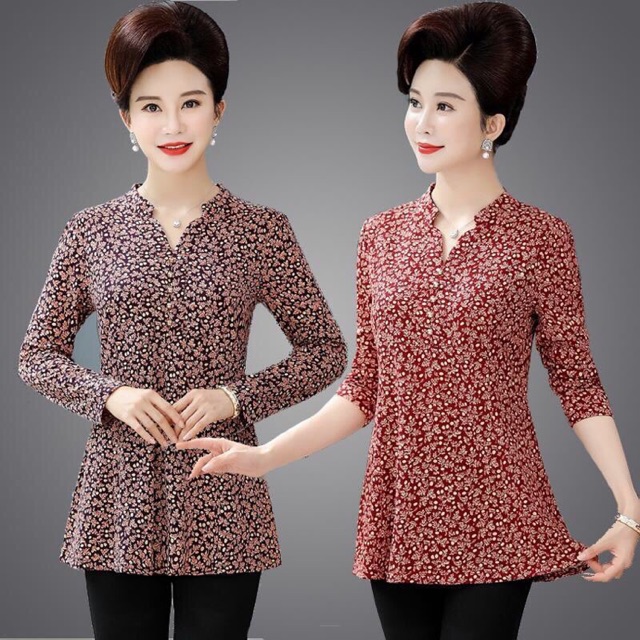 Hàng nhập Áo nữ trung niên cao cấp kiểu dáng sang trọng QCNP1721