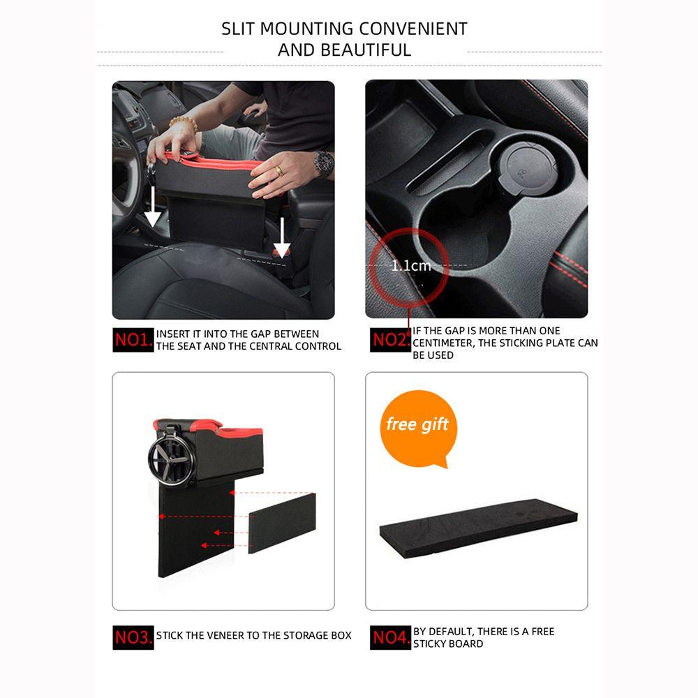 Hộp Đựng Vật Dụng Sắp Xếp Gọn Gàng Chống Trượt Cho Xe Hơi