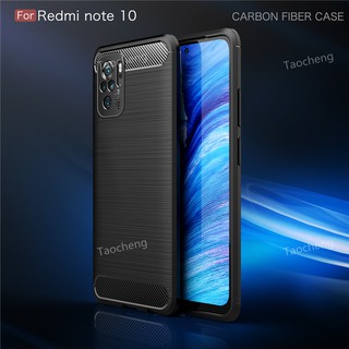 Ốp Điện Thoại Silicon TPU Chống Sốc Họa Tiết Sợi Carbon Cho Xiaomi Redmi Note 10s 10 5G / 10 Pro Note10 Note10Pro 10pro